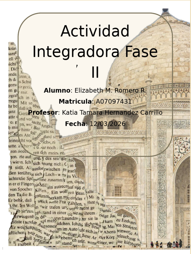 Actividad Integradora_ Eli | PDF