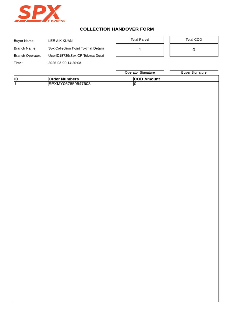 Collection Receipt | PDF