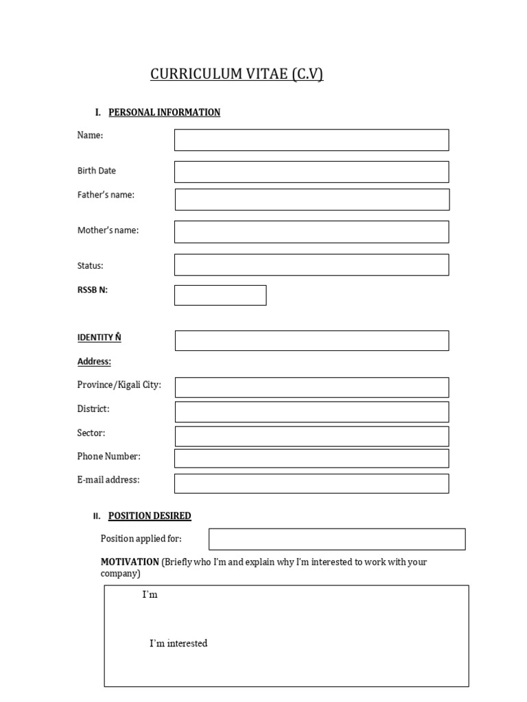 Lambert Tuyishime Cv Updated 2025 El | PDF