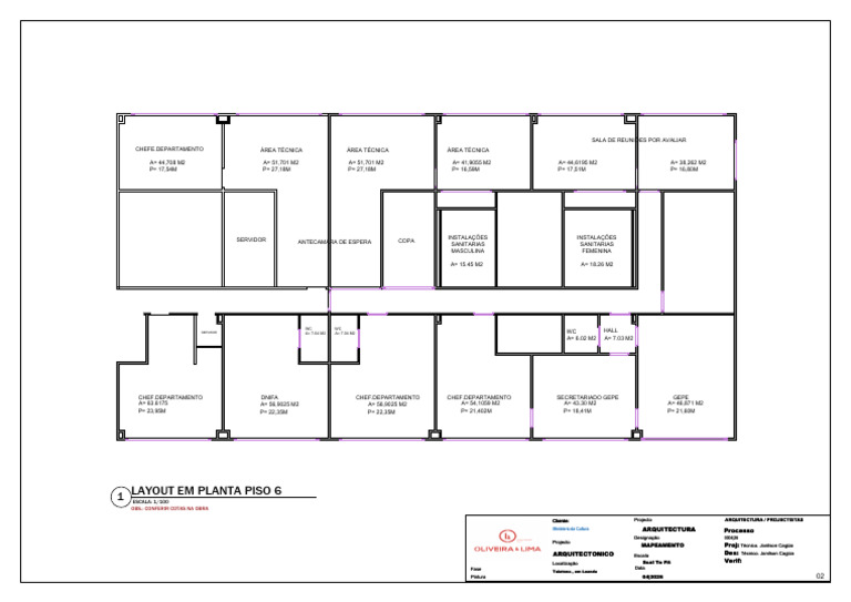 Layout - Piso 6 | PDF