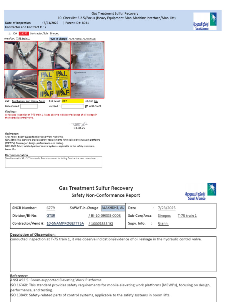 GTSR IR 8031 Closeout Report | PDF