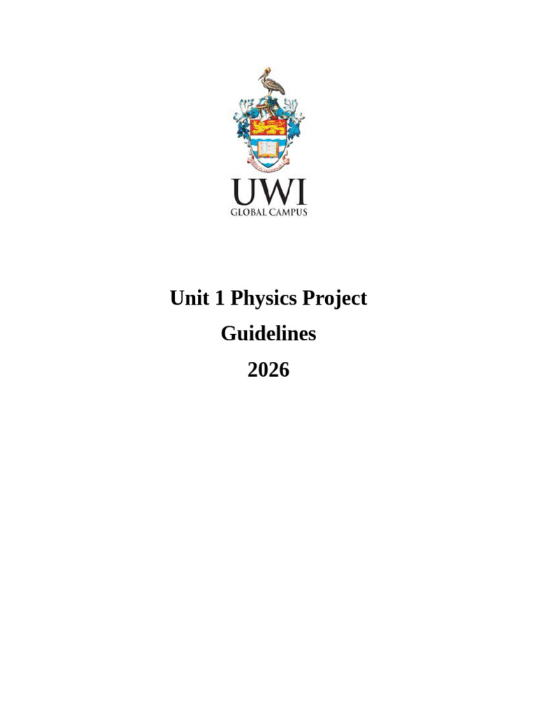 Unit 1 Physics Project Guideline | PDF | Resonance | Oscillation