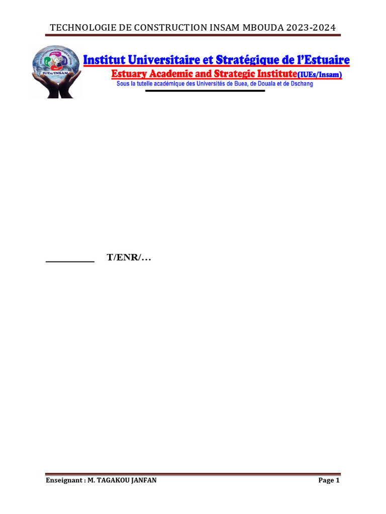 Technologie de Construction Insam Baf | PDF | Vis de fixation | Dessin ...