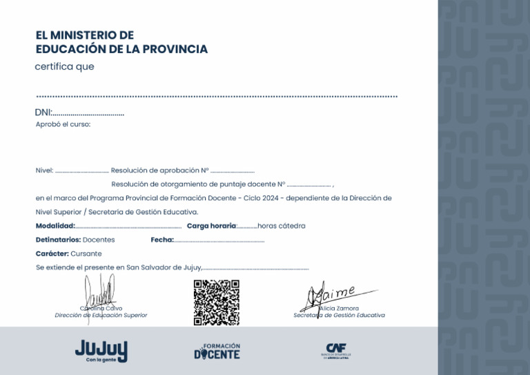 Promace Didacticazion Certificado | PDF