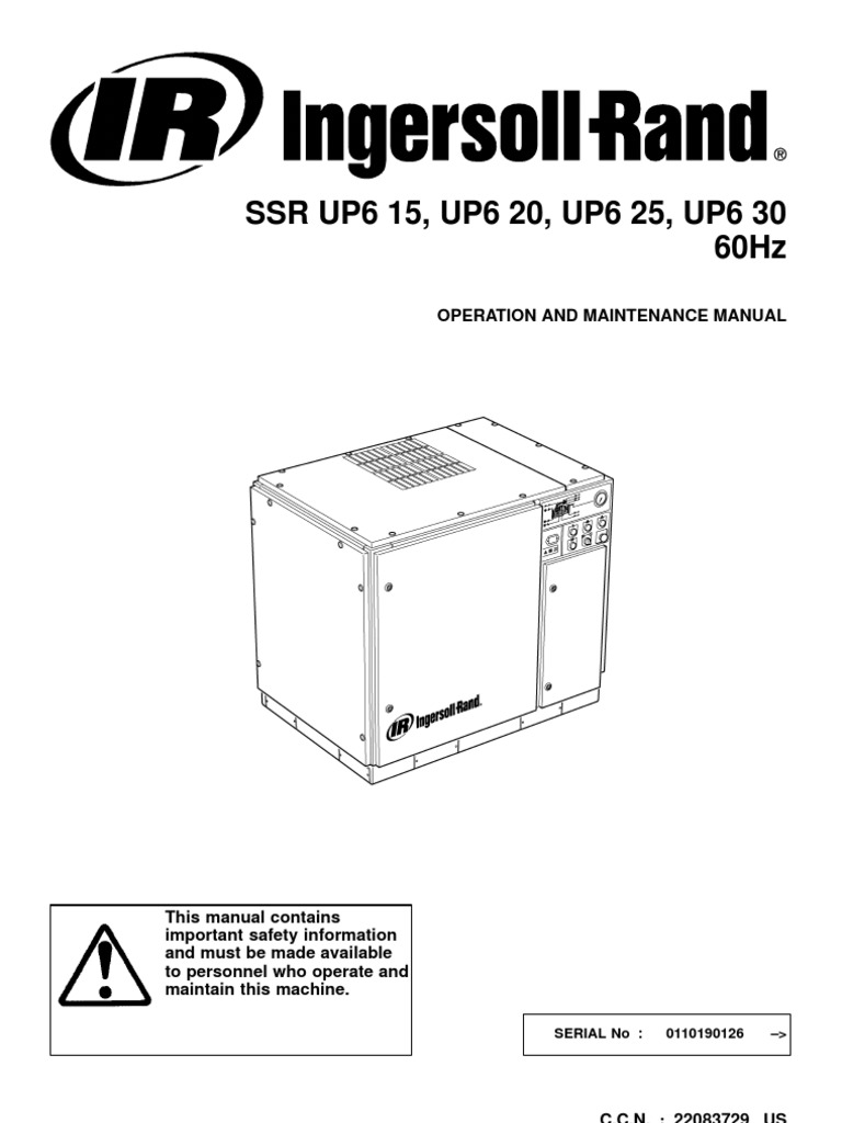 Ingersoll Rand Ssr Ep 25 Se Manual