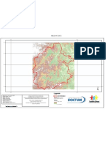 Mapa de Altimetria - Teófilo Otoni / MG