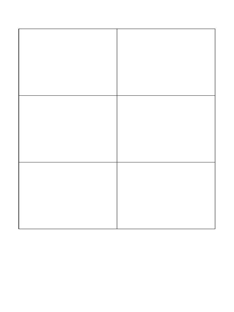 Flashcards Final Printable | PDF