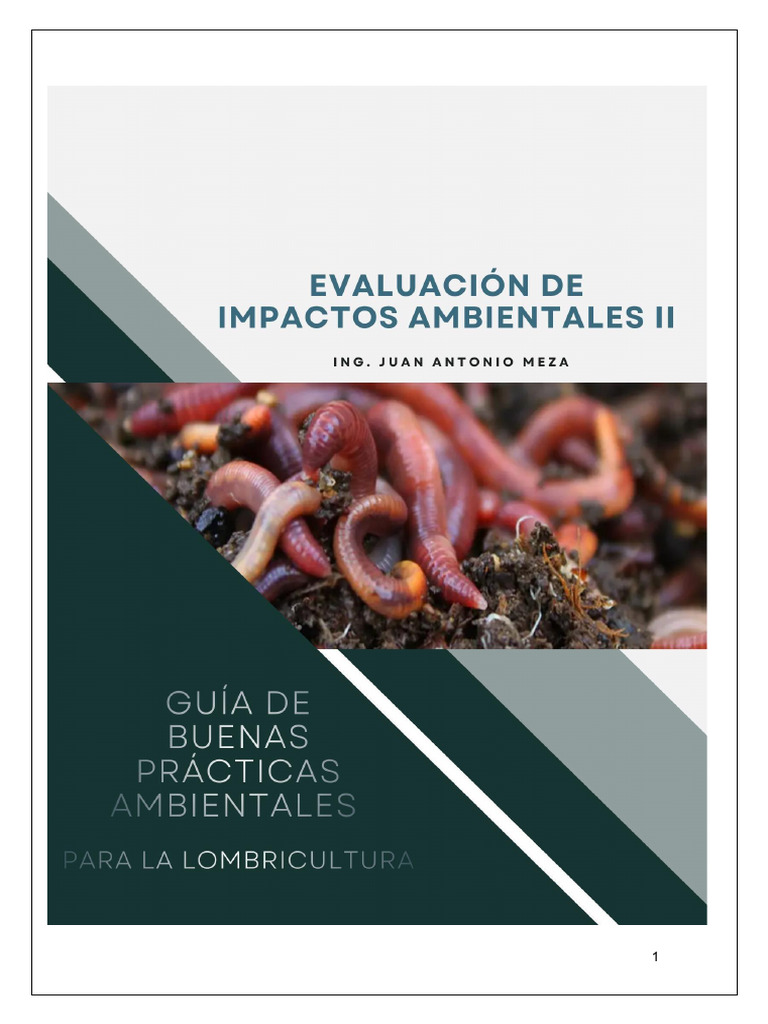 Guia De Buenas Practicas Ambientales Para Lombricultura | PDF | Compost ...