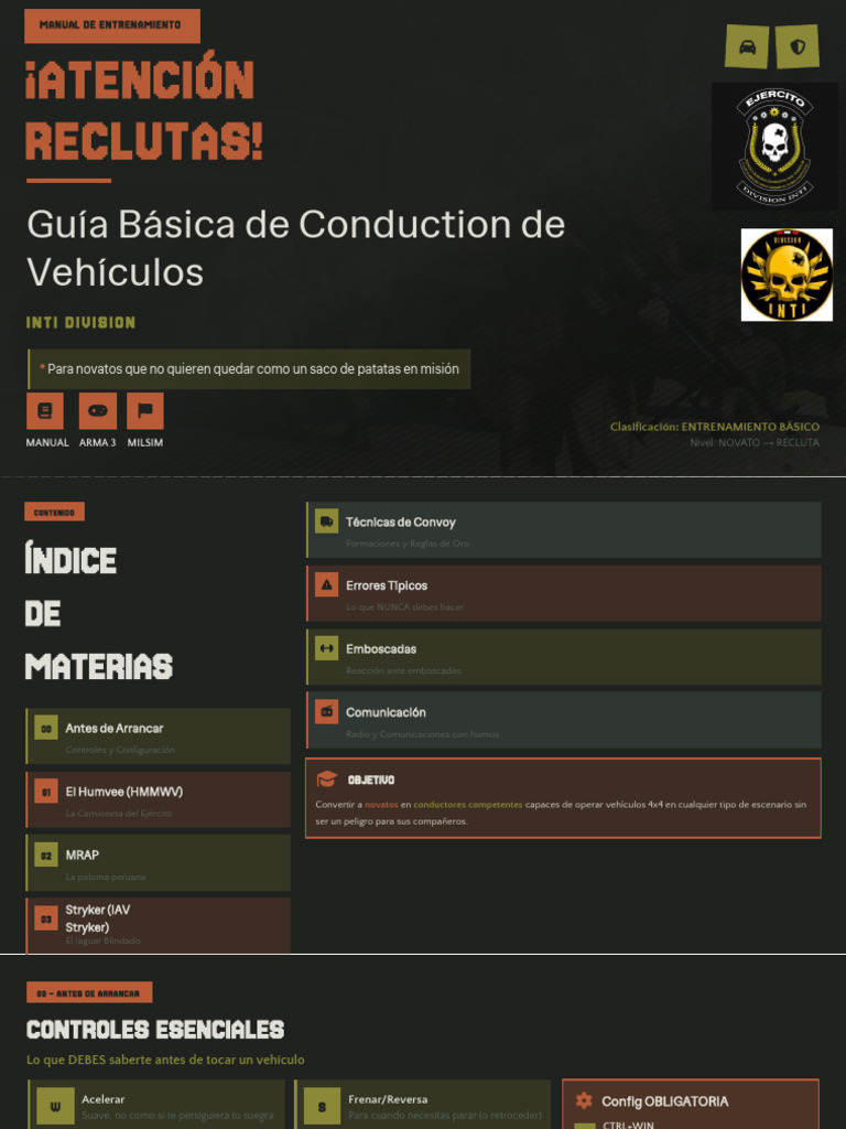 Guía Básica de Vehículos 4x4 en Arma 3 | PDF | Tanques | Humvee