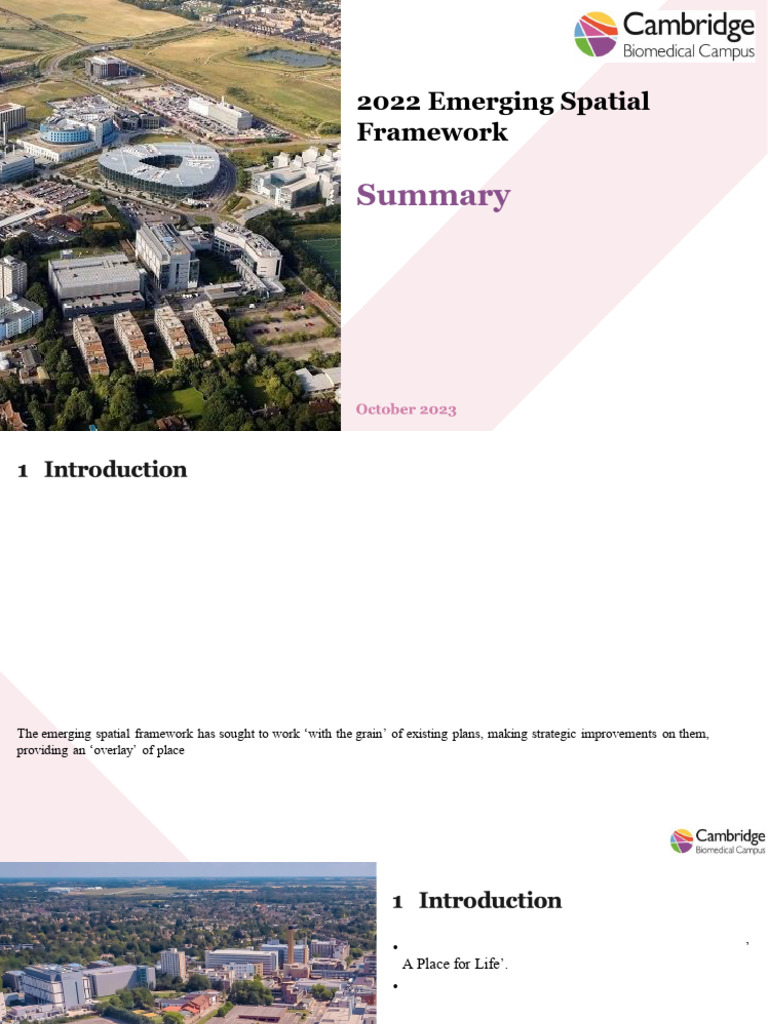 CBC Spatial Framework 2022 Summary v2 | PDF