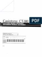 Casio Ct 380 Manual