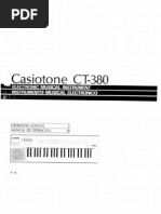 Casio CT 380 Manual