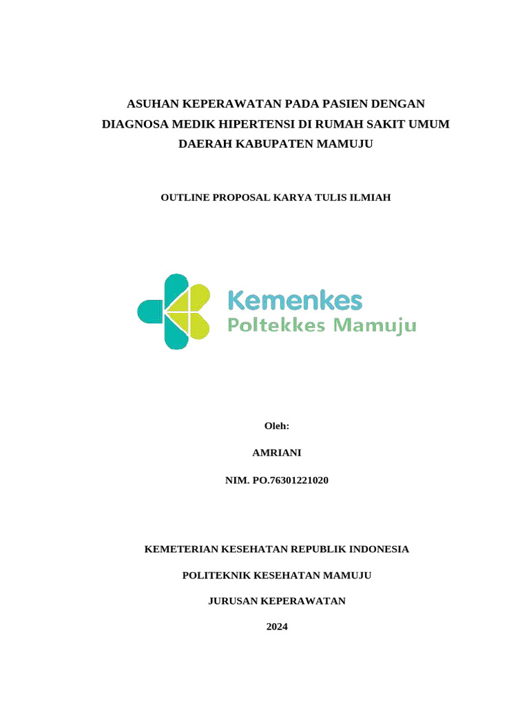 Outline Hipertensi | PDF