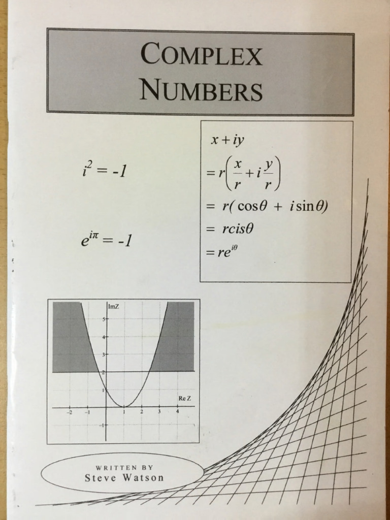 Steve Watson - Mathematics Specialised (TASC 4) - Complex Numbers ...