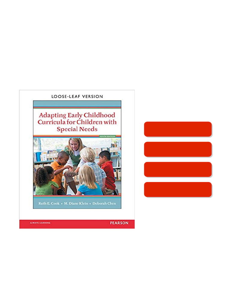 Adapting Early Childhood Curricula for Children with Special Needs 9th ...
