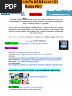 USB Loader GX Guide for Wii Users | PDF