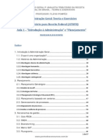 ADMINISTRAÇÃO GERAL Aula 01