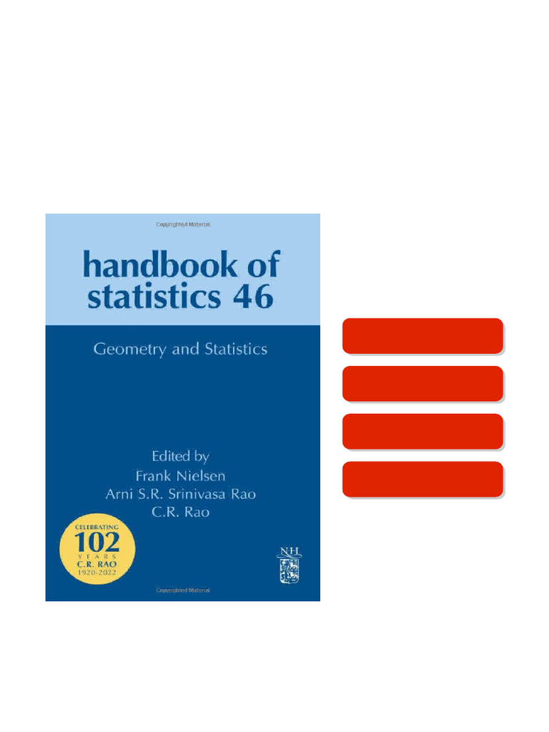 Read the Geometry and Statistics - Handbook of Statistics, Volume 46 ...
