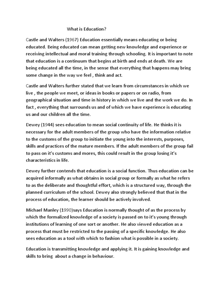 what-is-education-pdf