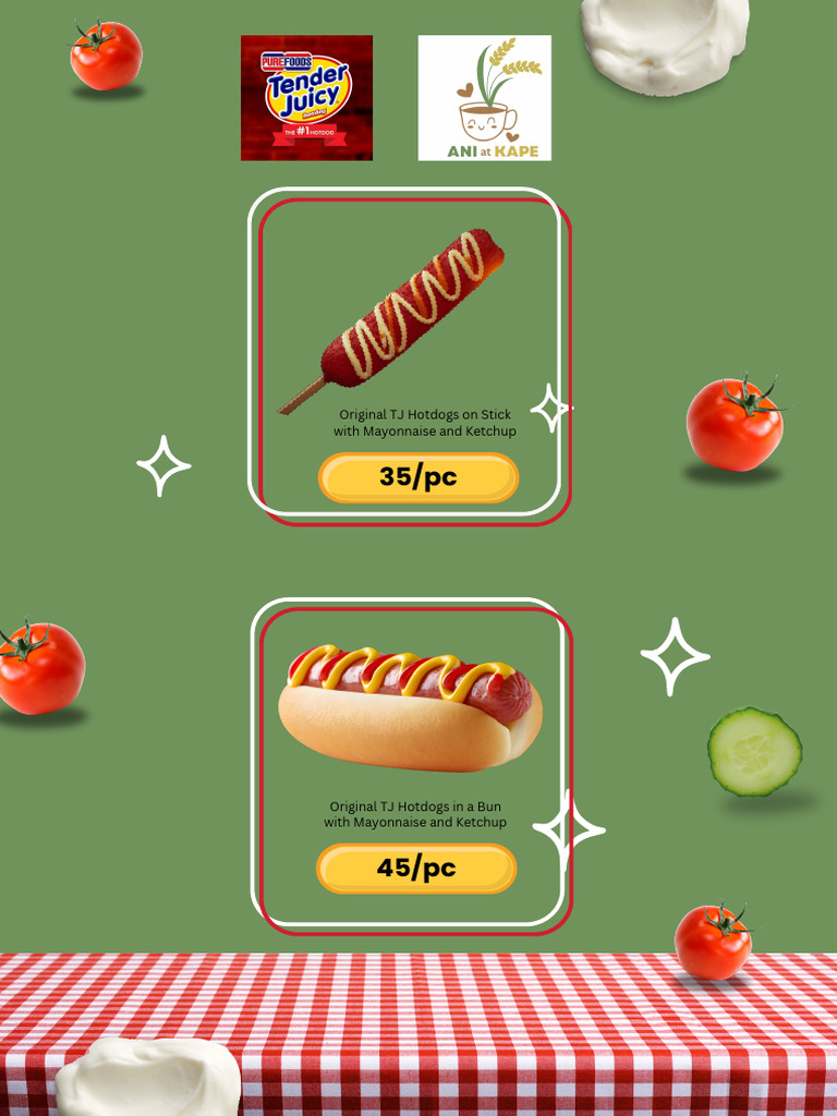 Menu Ani at Kape 5-6 | PDF