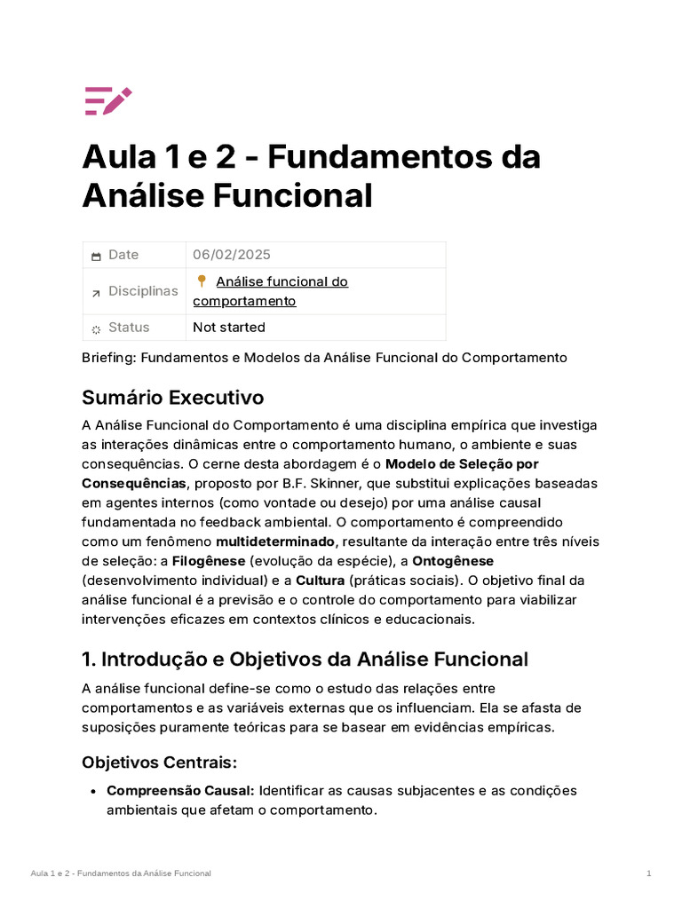 Aula 1 e 2 - Fundamentos Da Anlise Funcional | PDF