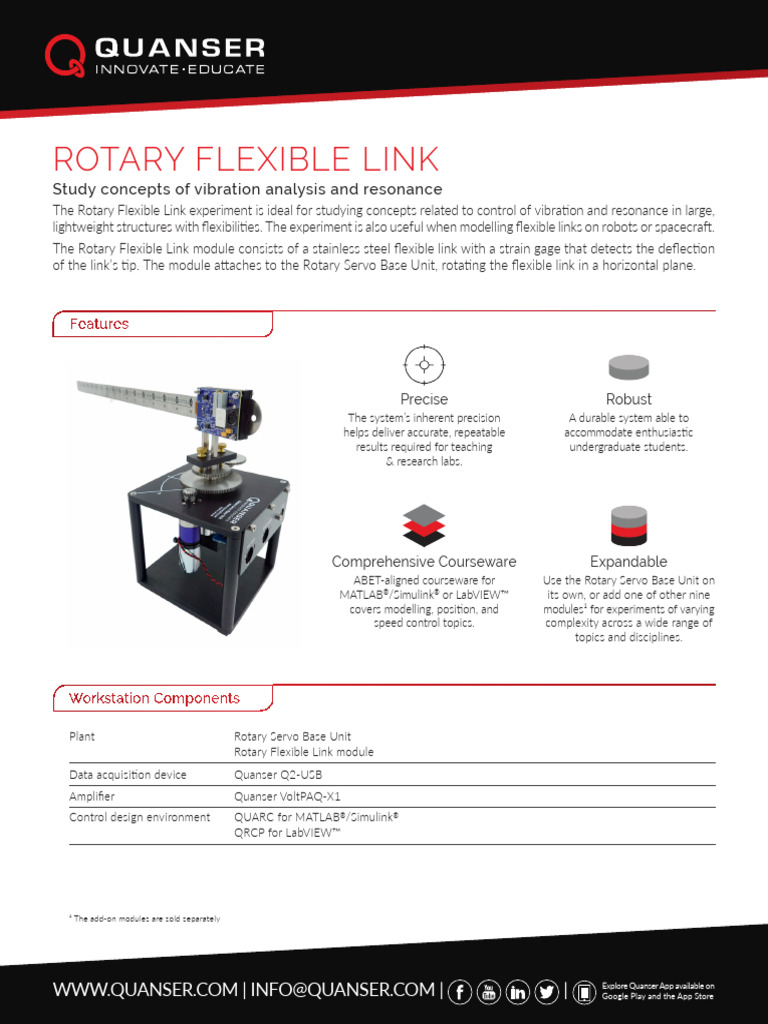 Rotary Flexible Link Data Sheet | PDF