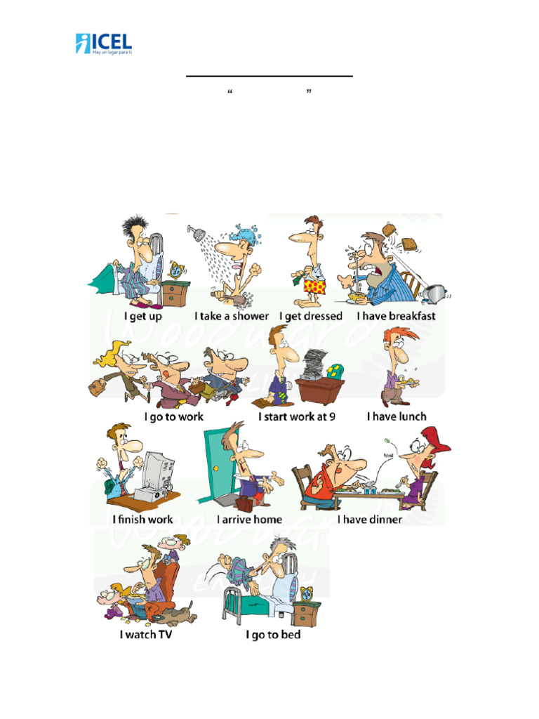 03 Present Simple Daily Routines | PDF