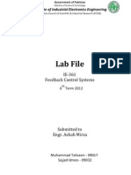 Lab File: Institute of Industrial Electronics Engineering