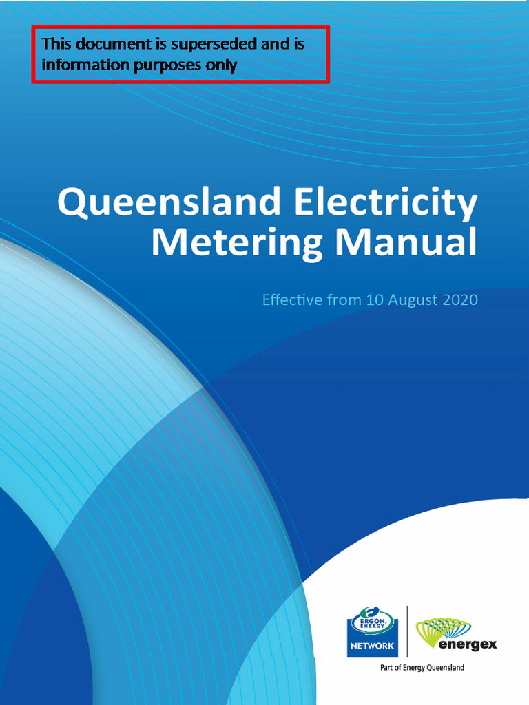 Queensland-Electricity-Metering-Manual-QEMM | PDF | Electrical Wiring ...