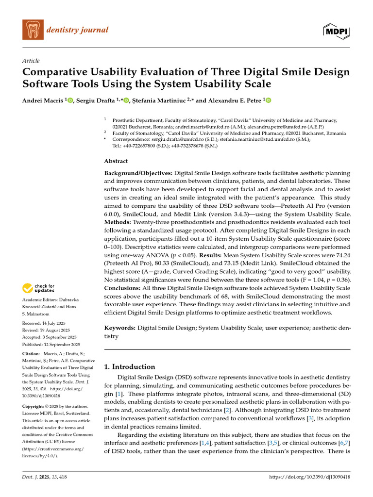 Comparative Usability Evaluation of Three DSD Software Tools Using the ...