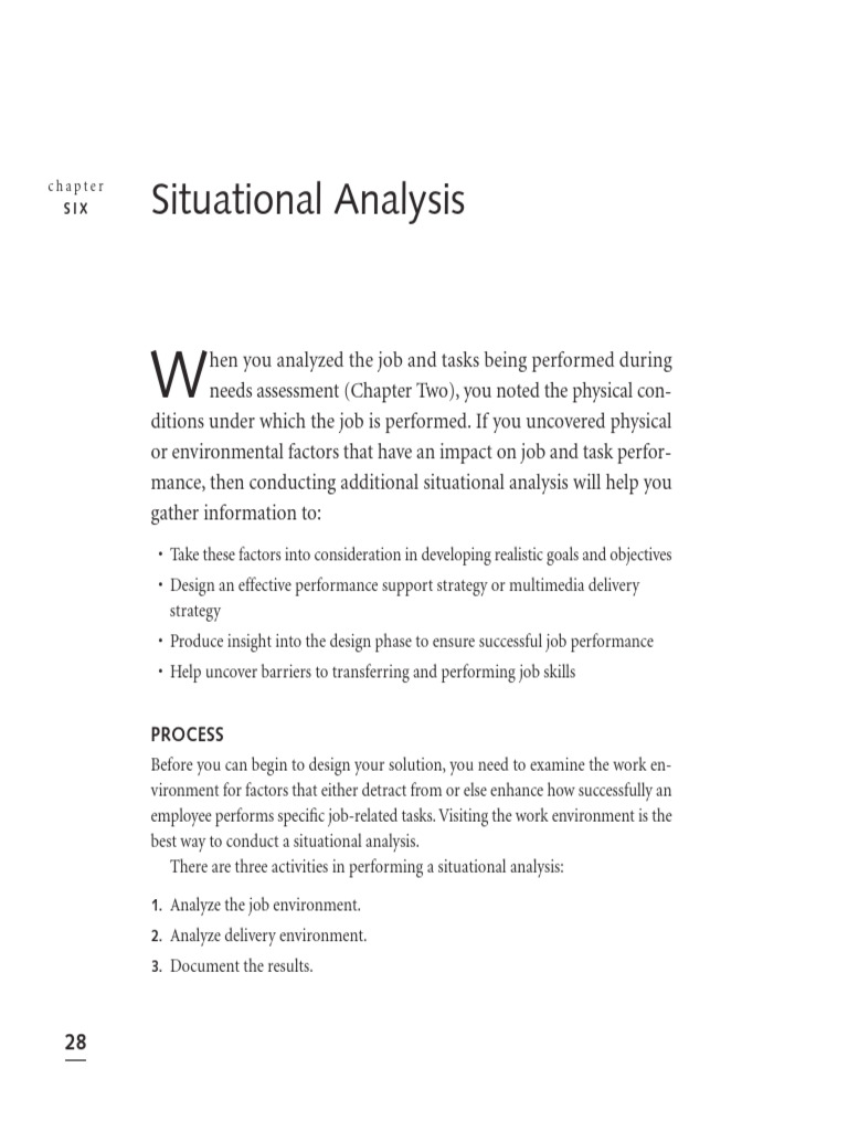 Situational Analysis | PDF | Social Psychology | Business