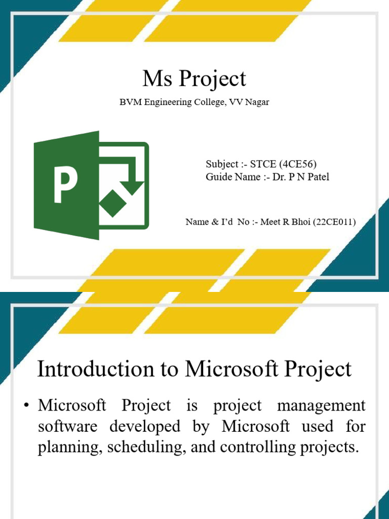 MS Project (22CE011) | PDF