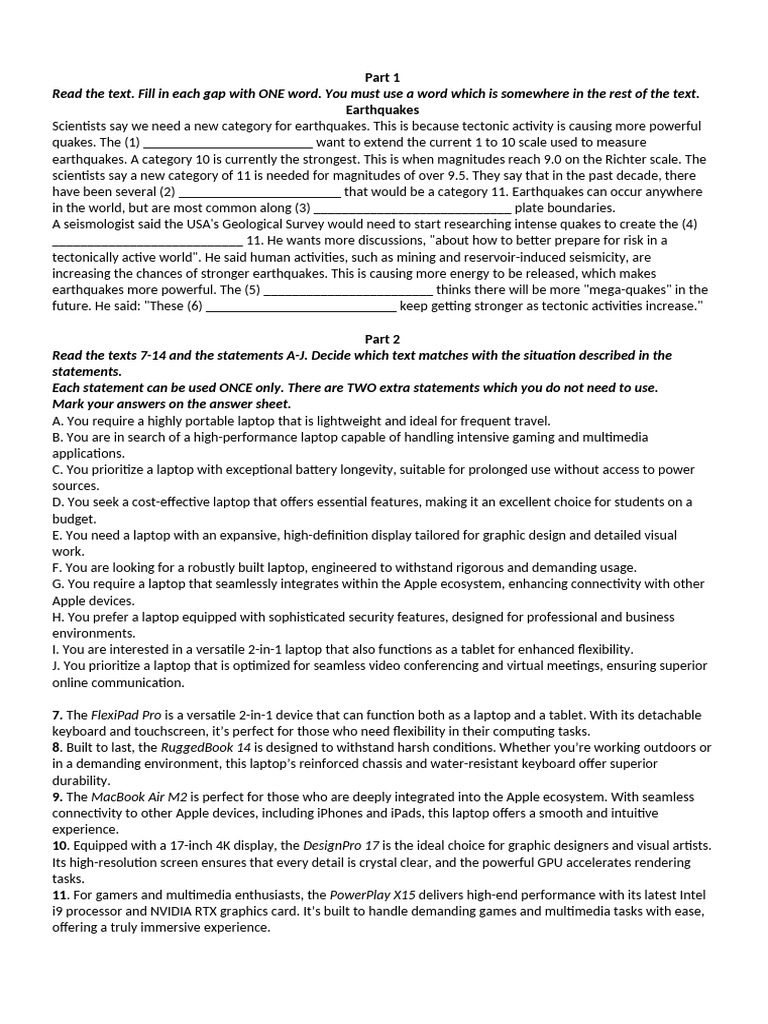 TEST 4 | PDF