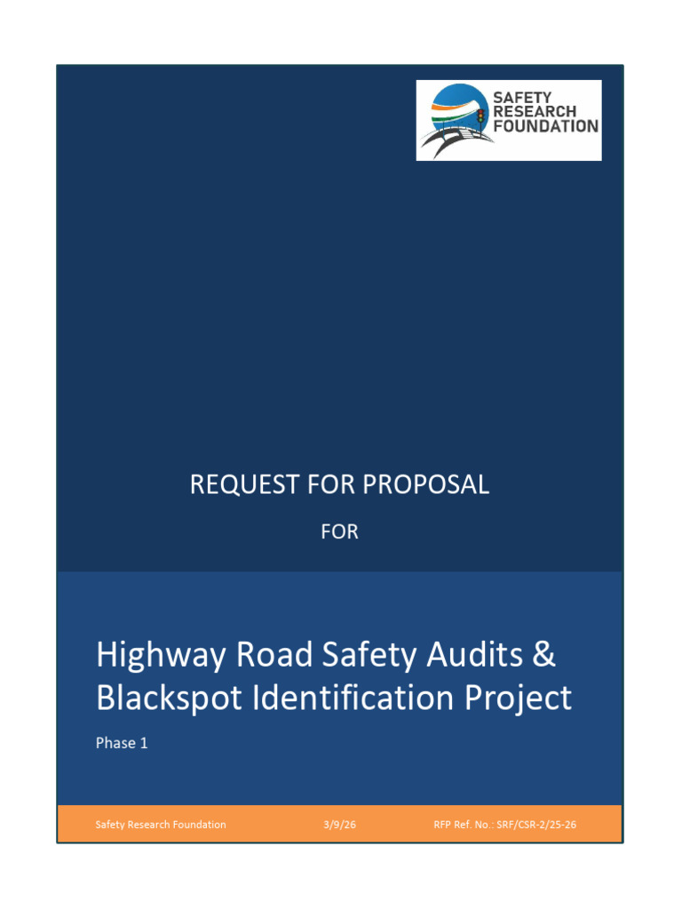 SRF RFP Highway Audit V5 | PDF