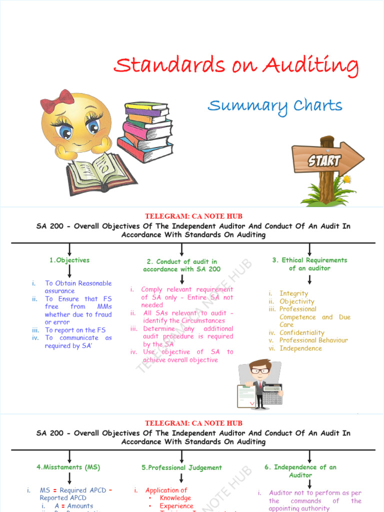Sa Summary Charts | PDF | Audit | Auditor's Report