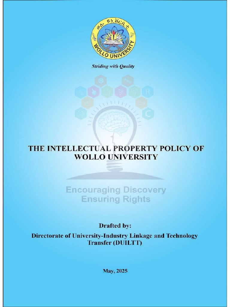 WU_IP Policy Draft_Final Version (2) | PDF
