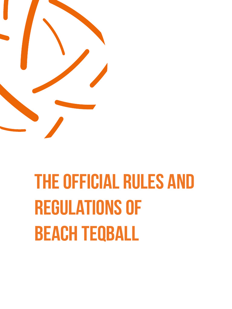 The Official Rules and Regulations of Beach Teqball | PDF | Referee