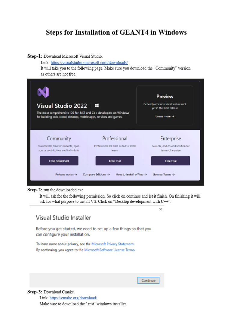 GEANT4 Installation in Windows | PDF | Command Line Interface ...