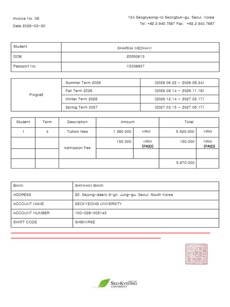Medhavi Sharma_SKU Invoice | PDF