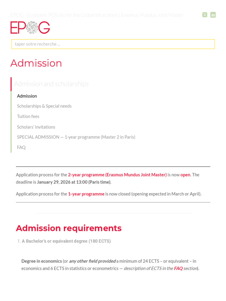Admission - EPOG | PDF | International English Language Testing System