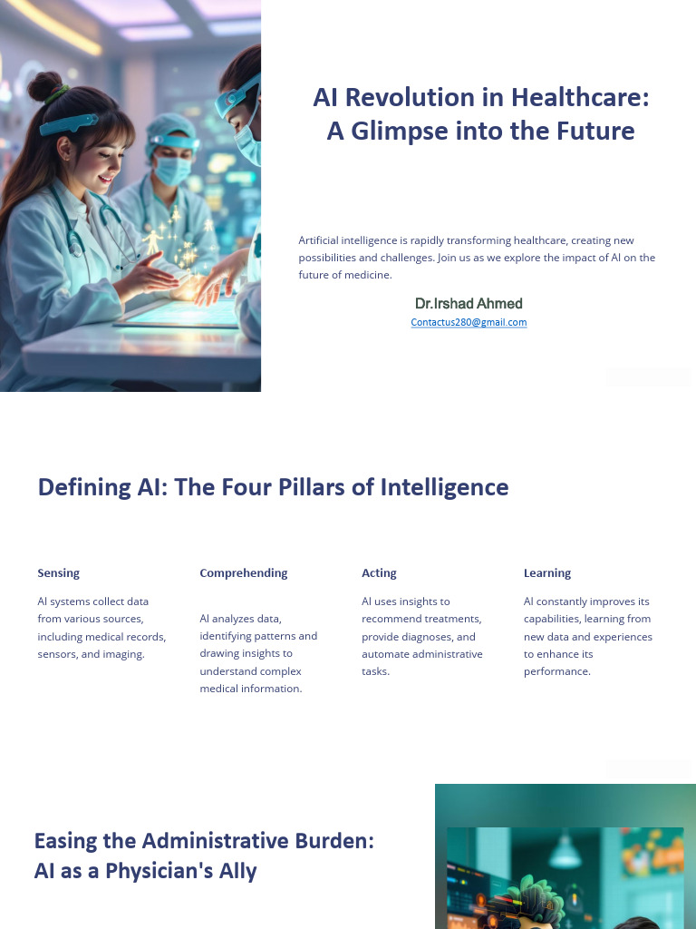 The AI Revolution in Healthcare A Glimpse Into The Future | PDF ...