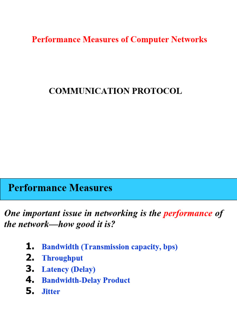 LECTURE 10_Performance Measures of Computer Networks_unlocked | PDF