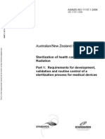 As NZS ISO 11137.1-2006 Sterilization of Health Care Products - Radiation Requirements for Development Valida