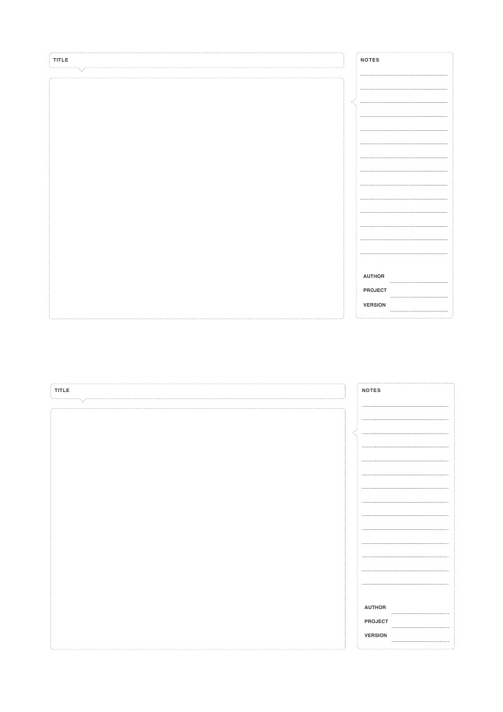 Wireframe Template Mini | PDF