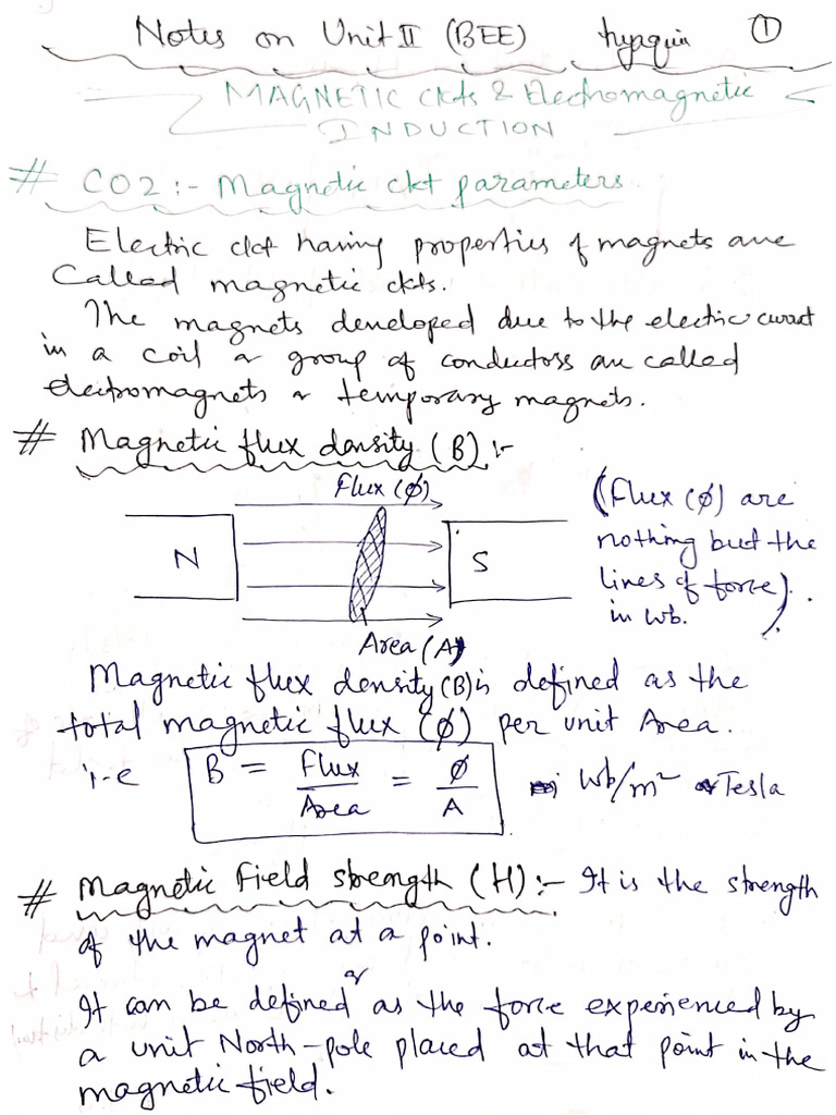 Notes on Unit2 BEE by Yakeen Sir | PDF