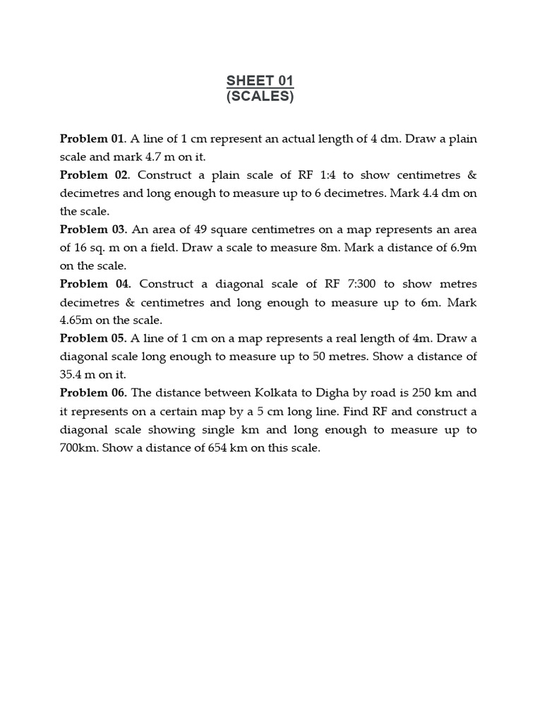 Drawing Sheet 01 | PDF