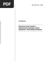 HB 129-1999 Electronic Funds Transfer - Implementing Message Content Standards - Interchange Handbook