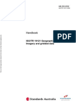 HB 255-2002 ISO TR 19121 Geographic Information - Imagery and Gridded Data