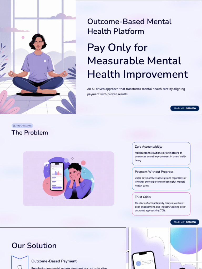 Outcome Based Mental Health Platform | PDF | Mental Health | Artificial ...