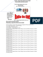 Rádio Web Inespec Play List Continuação08 08 2012 CD 080812.1.